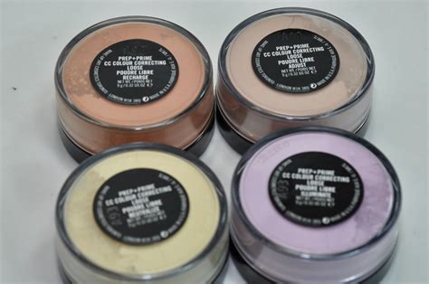 color correcting loose powder